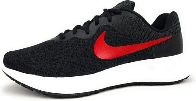 Nike Erkek Revolution 6 Road Koşu Ayakkabısı - 47 Black Univ Red Anthracite
