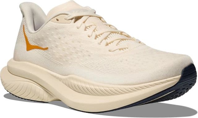 HOKA ONE ONE Erkek Mach 6 Spor Ayakkabı - 44.5 Alabaster/Oat Milk