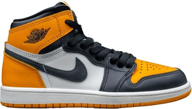 NIKE Unisex Basketbol Ayakkabısı - 3 Little Kid Taxi/Black/Sail