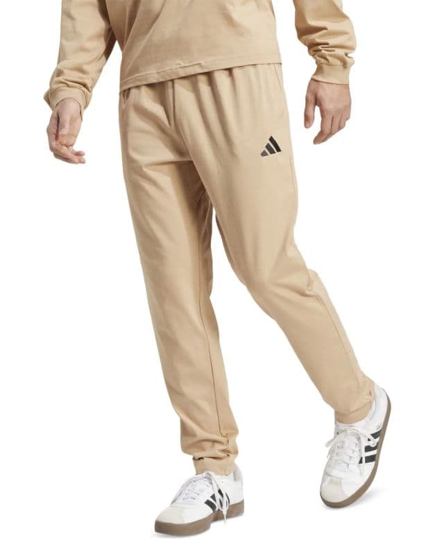 Adidas Erkek Essentials Küçük Logo Tek Forma Pantolon - Bej M