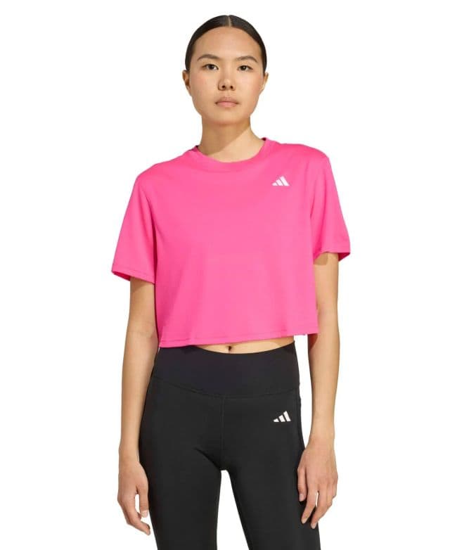 Adidas Kadın Train Essentials Boxy Antrenman Tişörtü - Shock Pink XS