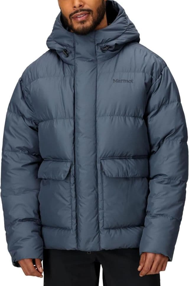 MARMOT Erkek Stockholm Kapüşonlu Şişme Mont - Thunderhead - Latest Collection XL