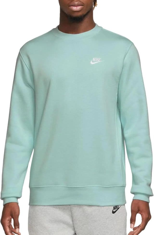 Nike erkek Team Club Bisiklet Yaka Tişört - 2XL Jade Ice/Jade Ice/White