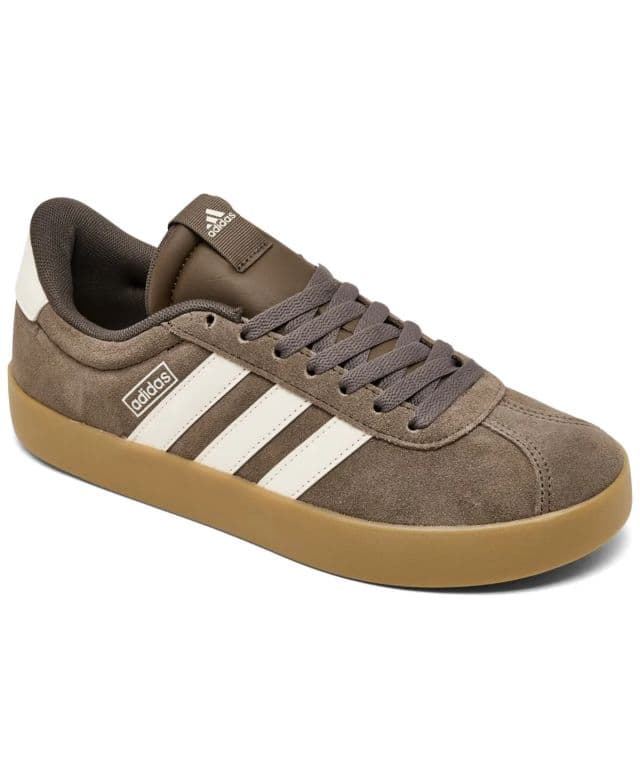 Adidas Kadın VL Court 3.0 Casual Sneaker - Kahverengi 36