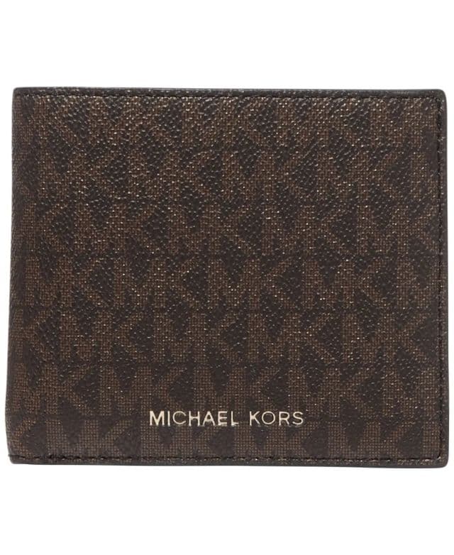 Michael Kors - Mason Signature Erkek Cüzdan - Koyu Kahverengi