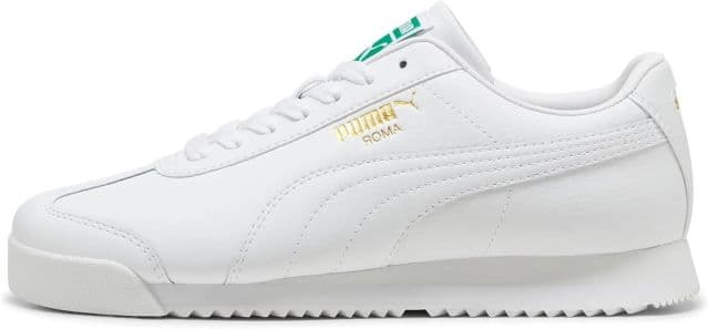 PUMA Erkek Roma Classic Gum Sneaker - 44 - 14 24 White-archive Green