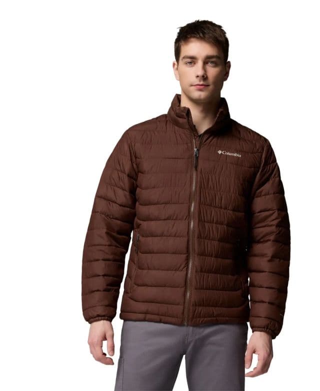 Columbia - Erkek Powder Lite II Puff Mont - Kahverengi 2XL
