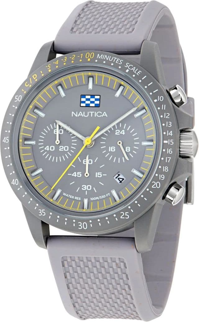 Nautica Erkek NAPNOS303 One Mavi Silikon Kayışlı Saat - Gray/Gray/Gray