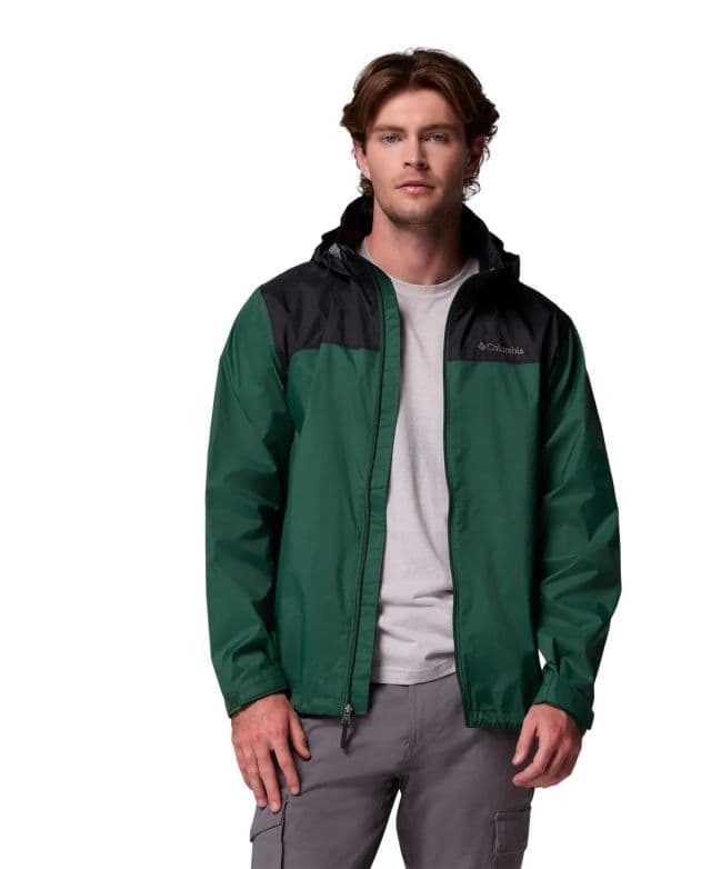 Columbia - Erkek Glennaker Lake II Yağmurluk - Rain forest, Black S