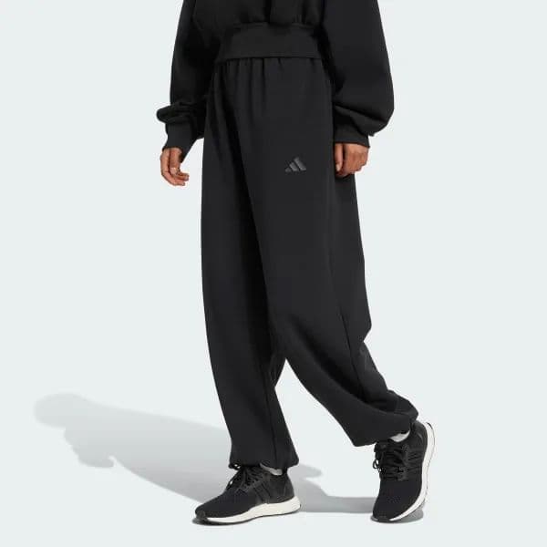 Adidas Kadın Soft Lux Loose Eşofman Altı - Siyah L