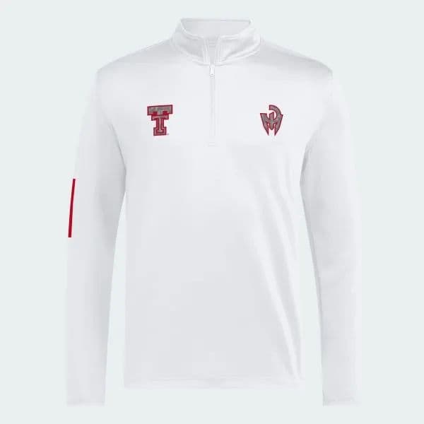 Adidas Erkek 1/4 Fermuarlı Ceket - Beyaz S