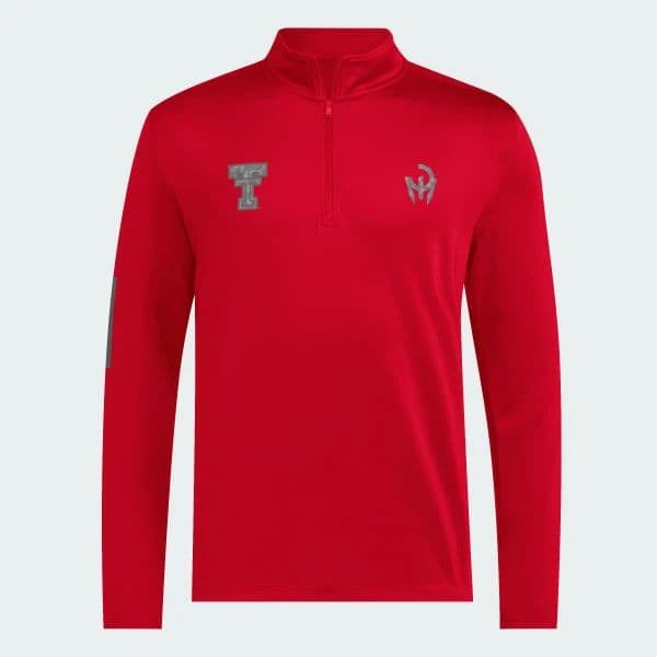 Adidas Erkek 1/4 Fermuarlı Ceket - Kırmızı S