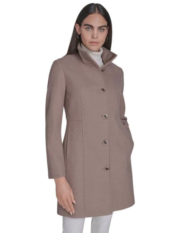 Calvin Klein Kadın Walker Kaban - Gri L