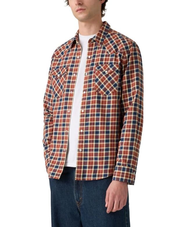 Levi's® Erkek Klasik Standart Kesim Western Gömlek - Çok Renkli 2XL
