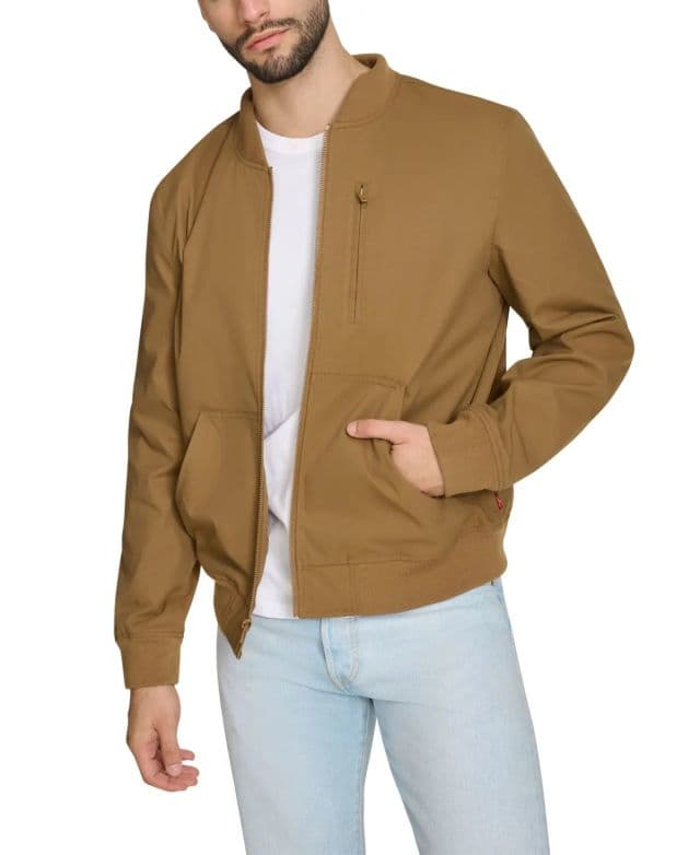 Levi's Erkek Military Bomber Ceket - Kahverengi XL