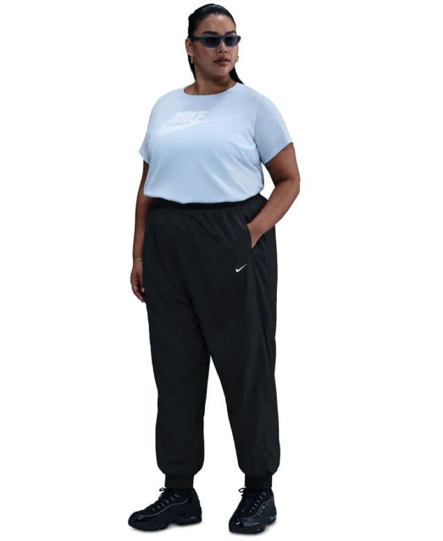 Nike Kadın Essentials Logolu Tişört - Mavi 1X