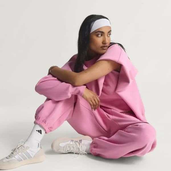 Adidas Kadın Soft Lux Loose Eşofman Altı - St Tropic Bloom L