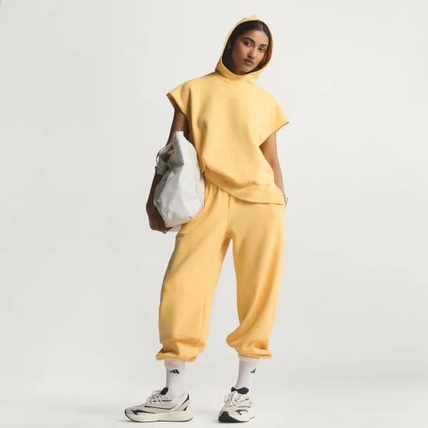 Adidas Kadın Soft Lux Loose Eşofman Altı - Semi Ice Tangerine L