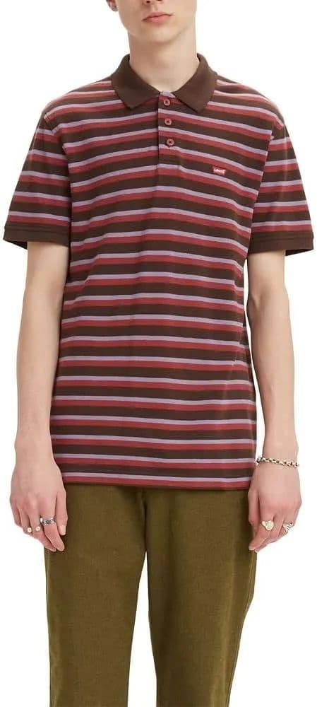 Levi's Housemark Erkek Polo Tişört - XL Glowing Hot Fudge