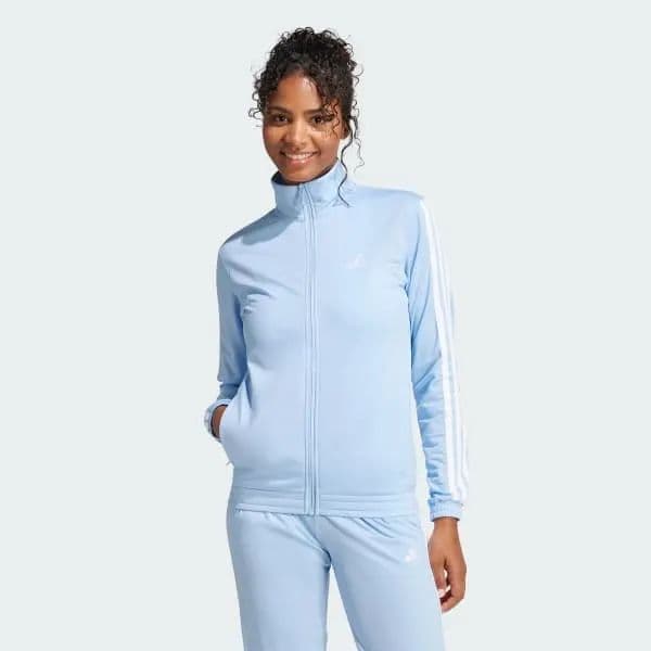 Adidas Kadın Dayready Eşofman Üstü  - Glow Blue / White L