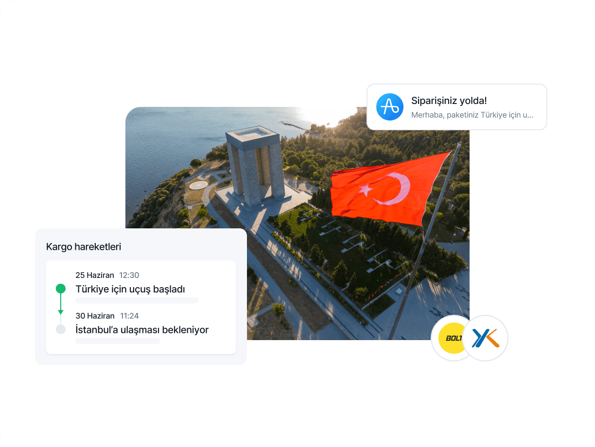 Paketlerinizi Türkiye Adresine Gönderin