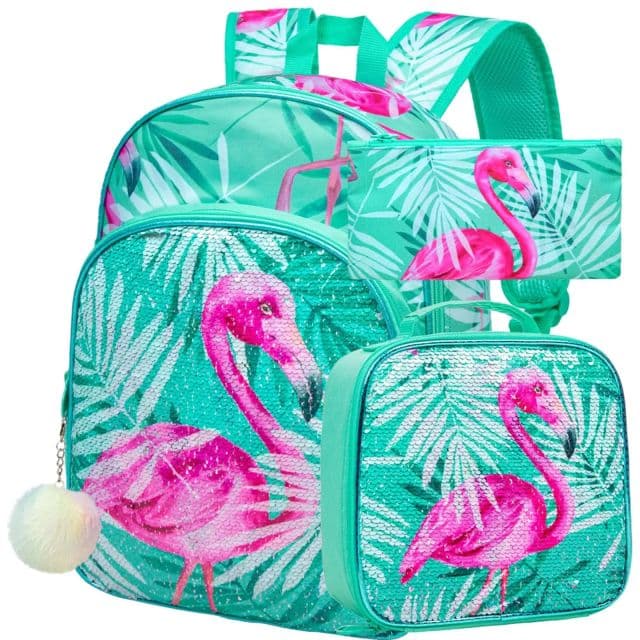 https://res.cloudinary.com/dtaiqpn0c/f_auto,c_limit,w_640,q_80/0491915_gxtvo-3pcs-girls-backpack-16-sequin-prechool-elementary-bookbag-and-lunch-box-flamingo-green.webp