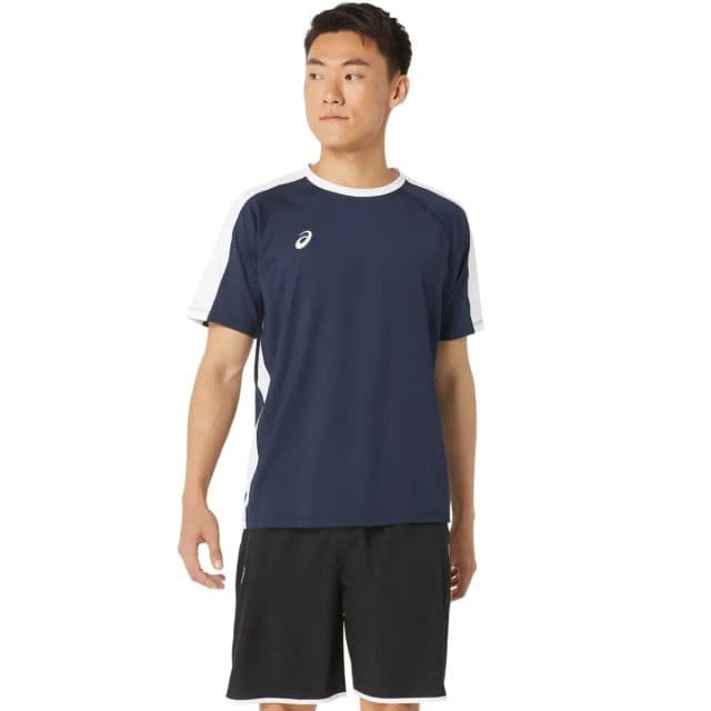 https://res.cloudinary.com/dtaiqpn0c/f_auto,c_limit,w_640,q_80/0857252_asics-mens-resolution-short-sleeve-crew-training-apparel-medium-team-navyteam-white.webp