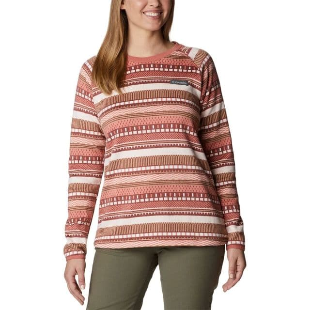 https://res.cloudinary.com/dtaiqpn0c/f_auto,c_limit,w_640,q_80/0908067_columbia-womens-sweater-weather-crew-x-small-dark-coral-apres-stripe-print.webp